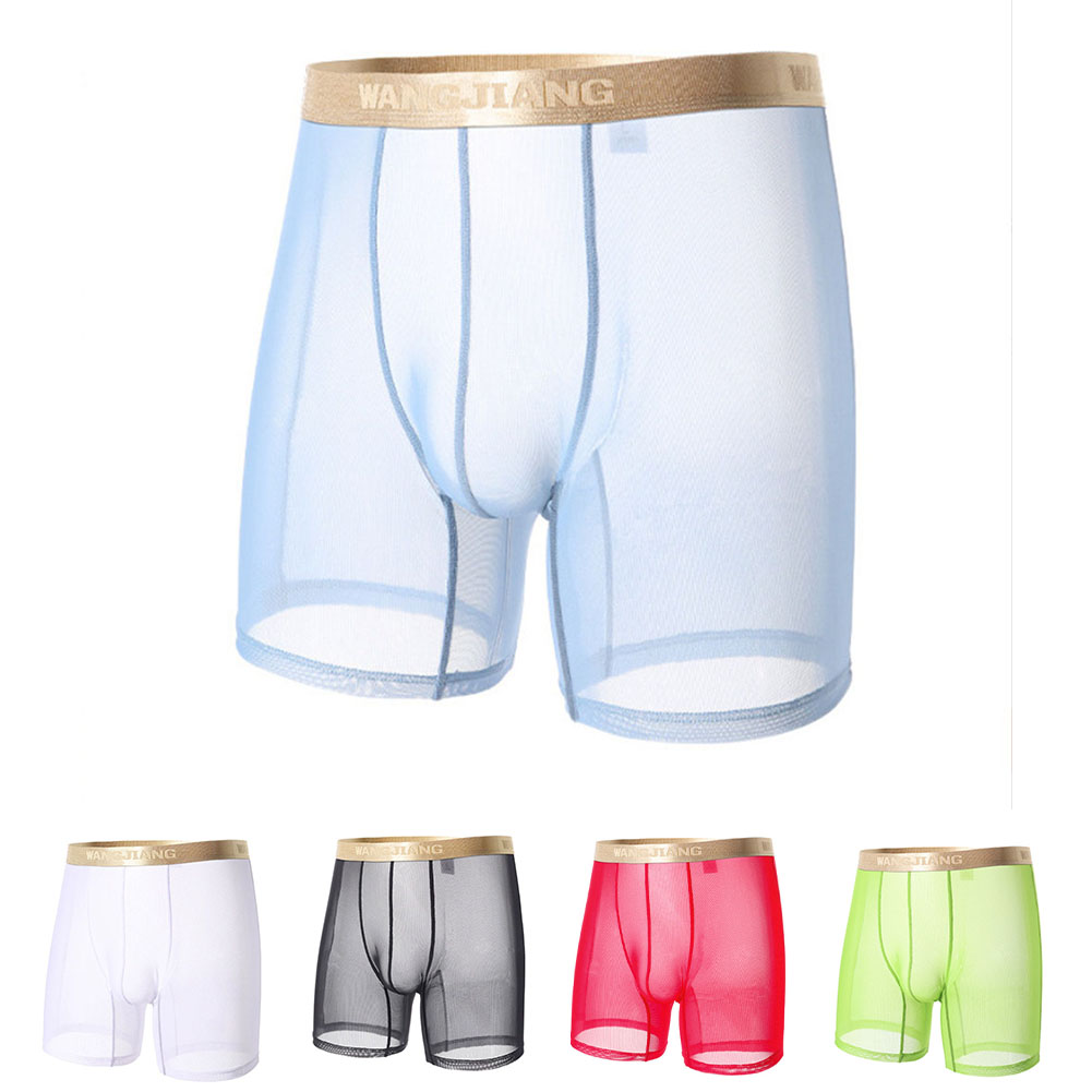 Men Mesh See Through   Thin Se - Boxer Shorts Modal recension och pris