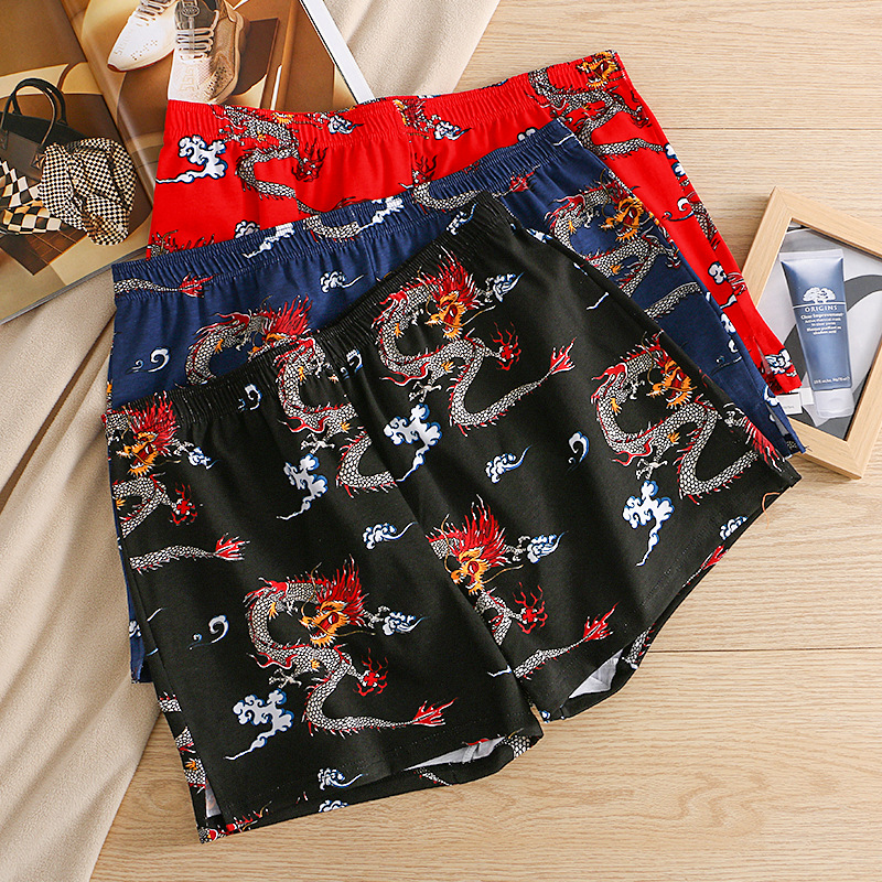 Dragon Print Men Breathable Co - Boxer Brief Pack Cotton recension och pris
